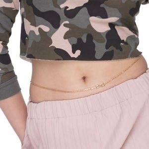 NEW BELLY CHAIN NECKLACE INFINITY BODY JEWELRY